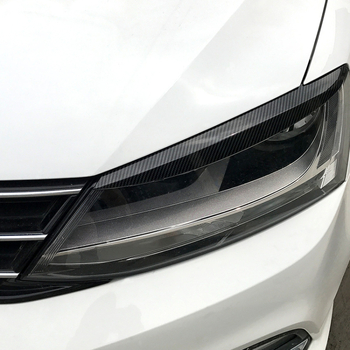 Headlight Eyebrow Sticker pentru Volkswagen Sagitar Overseas Jetta MK6 | Marcă AMP-Z | Material ABS | Personalizare Da | Modele compatibile: Volkswagen Sagitar MK6