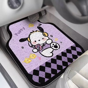 Covorașe de podea pentru mașină cu imprimeu, formă pătrată, rezistente la pete și uzură, lavabile, personalizabile