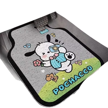 Covorașe de podea pentru mașină cu imprimeu, formă pătrată, rezistente la pete și uzură, lavabile, personalizabile