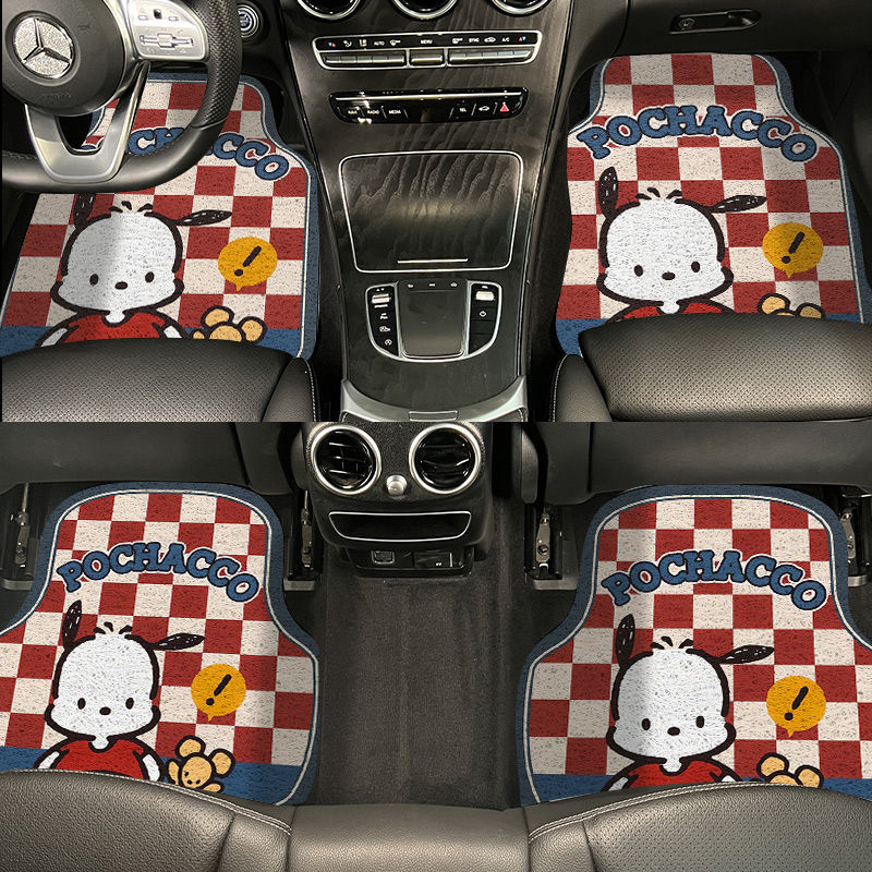 Covorașe de podea pentru mașină cu imprimeu, formă pătrată, rezistente la pete și uzură, lavabile, personalizabile