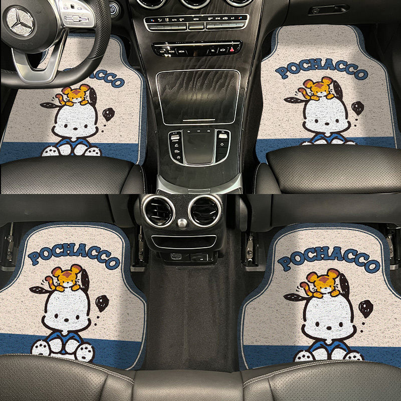 Covorașe de podea pentru mașină cu imprimeu, formă pătrată, rezistente la pete și uzură, lavabile, personalizabile