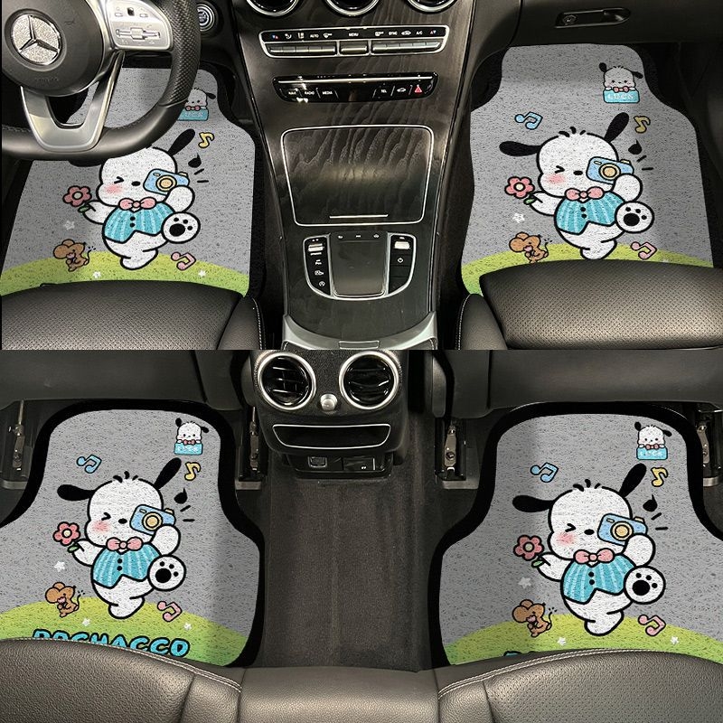 Covorașe de podea pentru mașină cu imprimeu, formă pătrată, rezistente la pete și uzură, lavabile, personalizabile