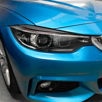 BMW Seria 4 F32/F33/F36 Sprâncene pentru faruri pentru modificare exterioară — ABS, Brand AMP-Z, 2014-2020, Procesare personalizabilă, Etichetă privată licențiată