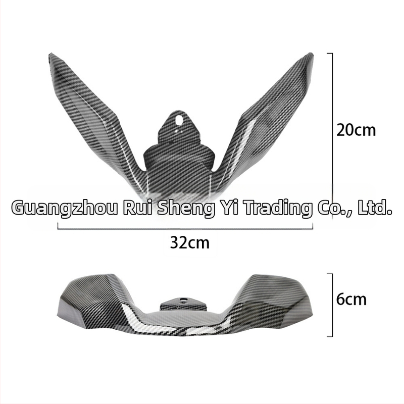 Predný rozšírený blatník v štýle bird-beak pre BMW R1200GS (2018-2020) a R1250GS LC (2018-2023) – Vansong, plast