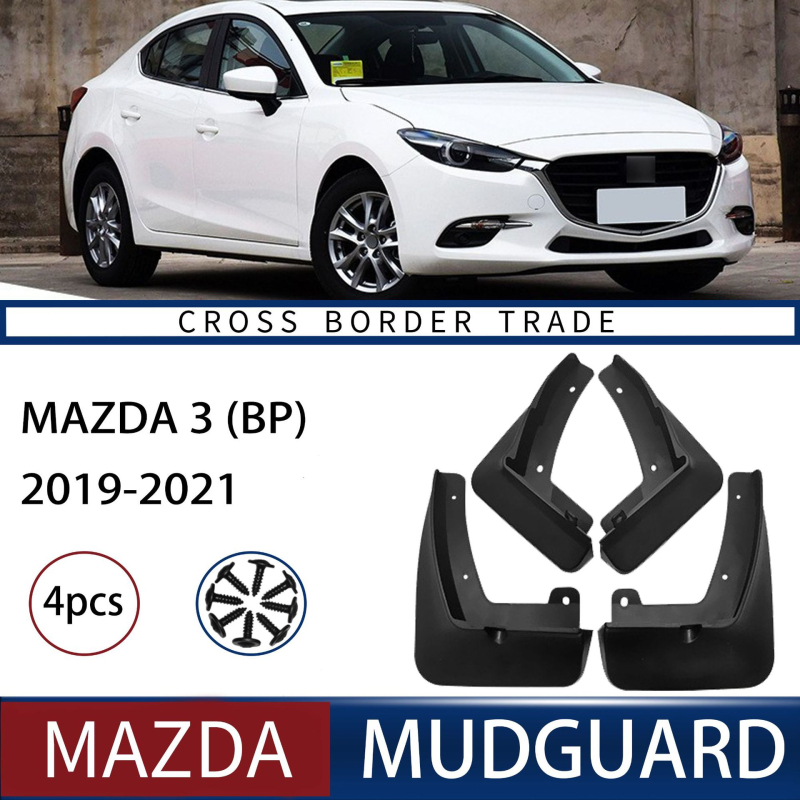 Blatnik za Mazda 3 2019–2021 – Poseban blatnik, PP mekani plast, Prilagodljivo