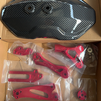 YC CNC φτερό τροχού για ηλεκτρικά οχήματα, κράμα, ανθρακονημάτινο φτερό, καθολική συμβατότητα, ρυθμιζόμενο