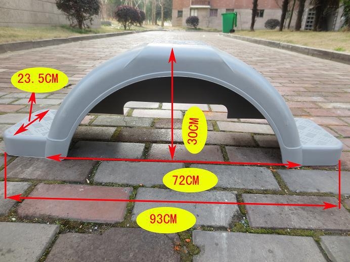 Plastični blatobrani za gume prikolice, rubovi kotača, model 123