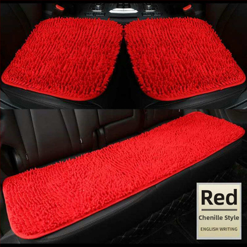 Set tri kvadratne jastučnice za sjedenje u uredu i automobilu, pamuk površina, za sve sezone, jednostavan stil, prilagodljiv