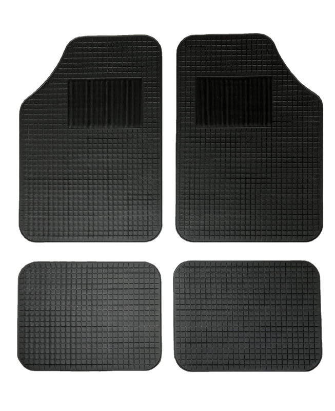 Автомобилни подложки за пода, PVC антихлъзгащи, водоустойчиви и износоустойчиви, универсален модел, без лого, възможна персонализация