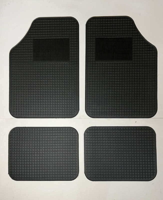 Автомобилни подложки за пода, PVC антихлъзгащи, водоустойчиви и износоустойчиви, универсален модел, без лого, възможна персонализация
