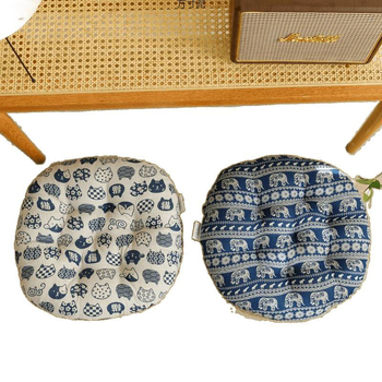 Tatami stil podna jastuk, punjenje od bisernog pamuka, geometrijski i cvjetni uzorak, pastoralni stil