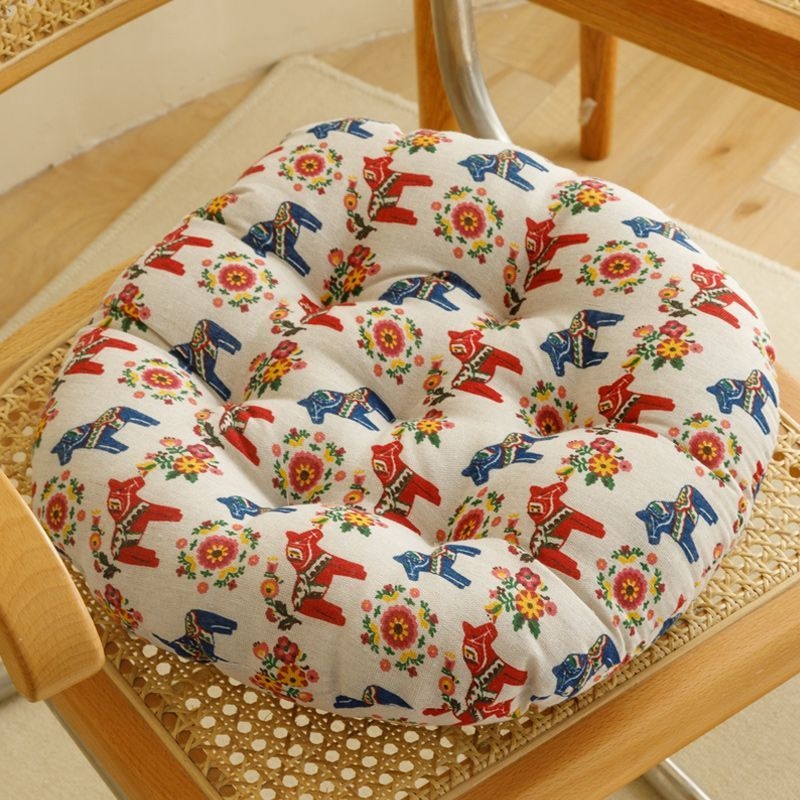 Tatami stil podna jastuk, punjenje od bisernog pamuka, geometrijski i cvjetni uzorak, pastoralni stil