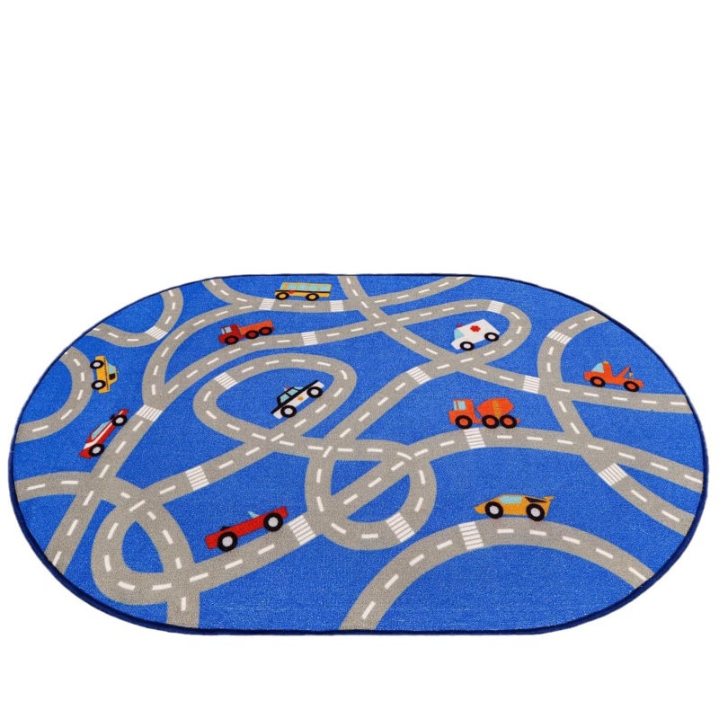 Dječji puzzle tepih za sobu, veliki dekorativni tepih za spavaću sobu i dnevni boravak, otporan na prljavštinu i habanje, ulazni tepih, perivi od poliestera.