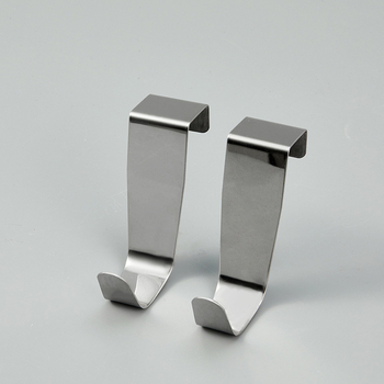 Безпробивна закачалка от неръждаема стомана за врати и прозорци, многофункционална, закачалка за дрехи и чекмедже, комплект от 2 броя