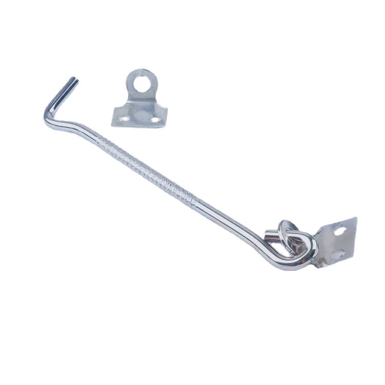 Cârlig pentru fereastră din fier, gros, stil antic, model Deson Hook, finisaj electroplacat