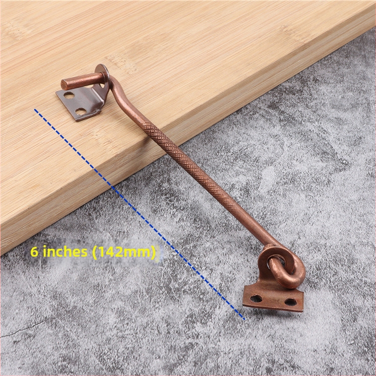 Háčik na okno – Železo, Elektroplatovaný povrch, Model 808, Pre okná, Moderný minimalistický štýl