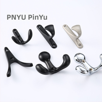 Nerezová oceľová stenová vešiak na kúpeľňu/hotel/kuchyňu, model S005-8, inštalácia bez vŕtania, moderný minimalistický dizajn