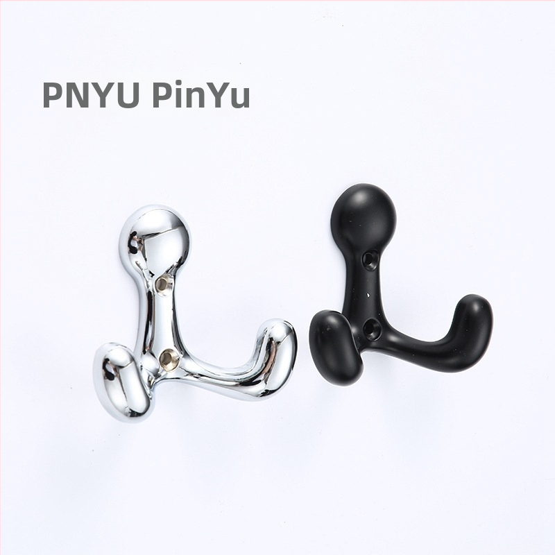 Nerezová oceľová stenová vešiak na kúpeľňu/hotel/kuchyňu, model S005-8, inštalácia bez vŕtania, moderný minimalistický dizajn