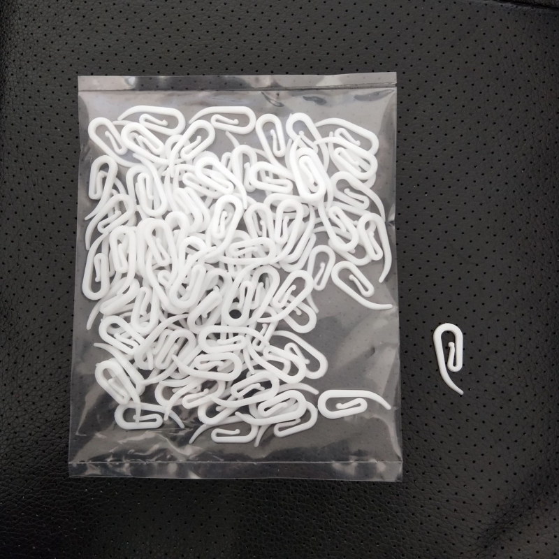 Cârlige pentru perdea, model F6, din plastic, turnate prin injecție, brand Aishang, stil modern minimalist