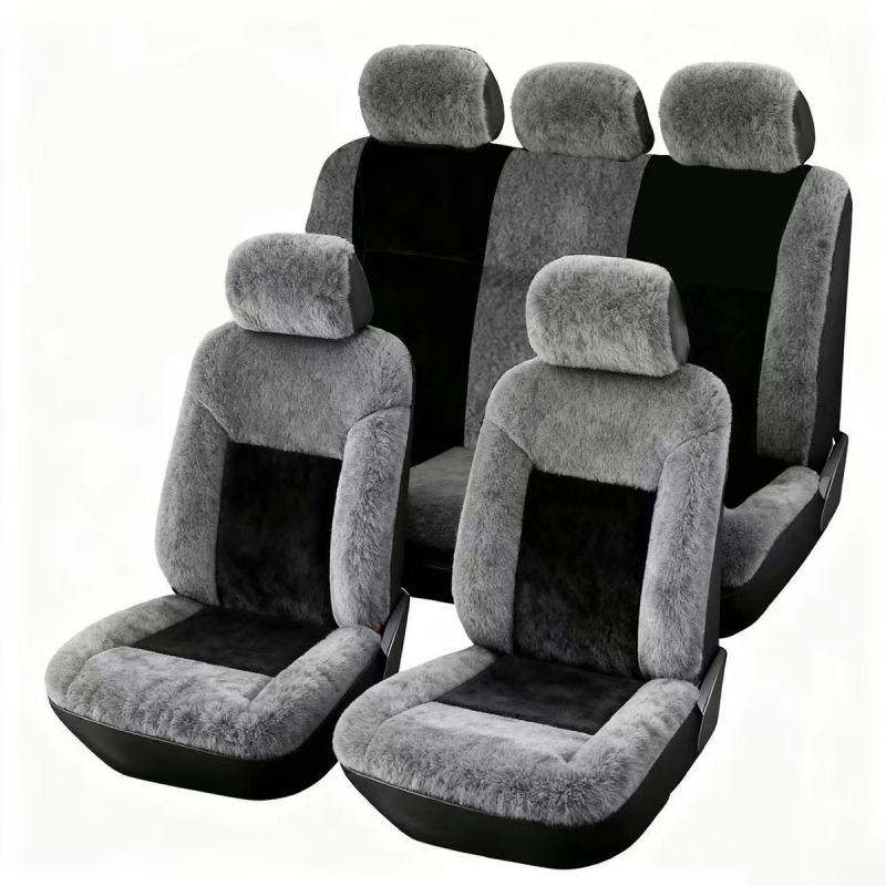 Plüss autóülésvédő, univerzális illeszkedés, márka YD, tömeg 0,55 kg