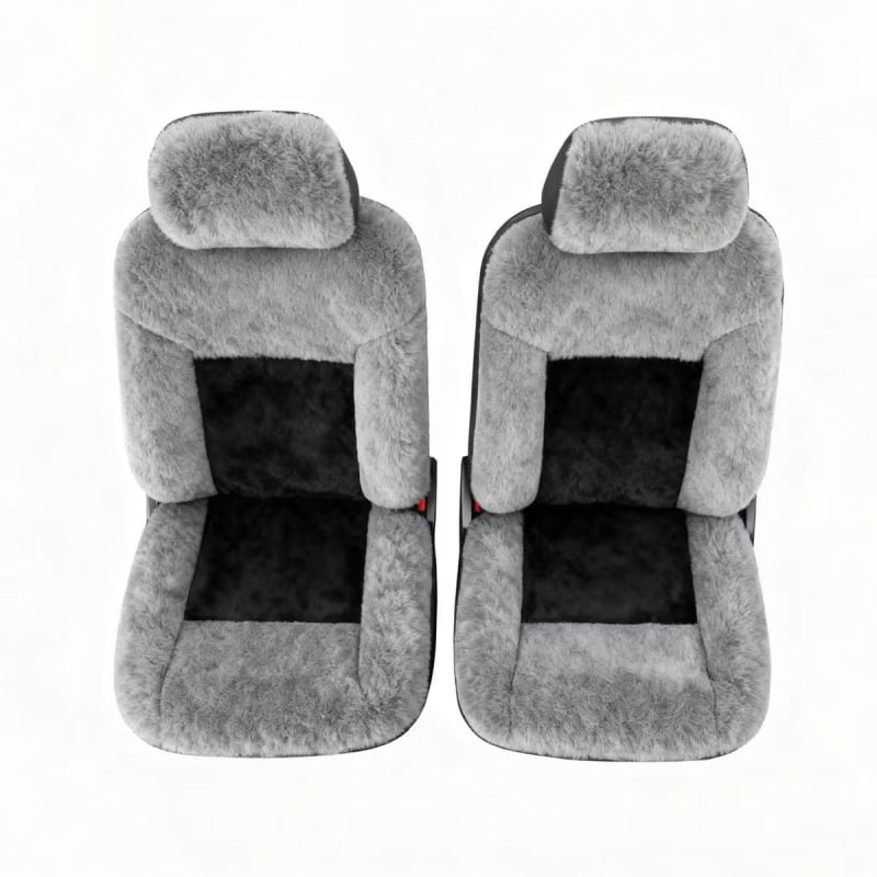 Plüss autóülésvédő, univerzális illeszkedés, márka YD, tömeg 0,55 kg