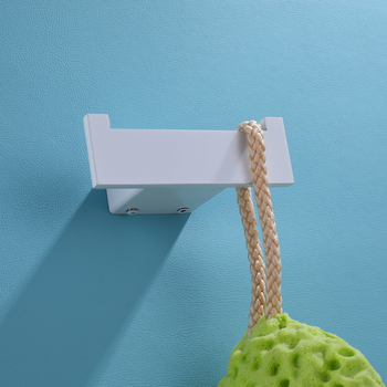 Cuier dublu pentru haine din oțel inoxidabil 304, model ANC-065E, brand ancsen, stil modern minimalist, montare pe perete, finisaj vopsit