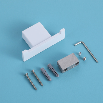 Cuier dublu pentru haine din oțel inoxidabil 304, model ANC-065E, brand ancsen, stil modern minimalist, montare pe perete, finisaj vopsit