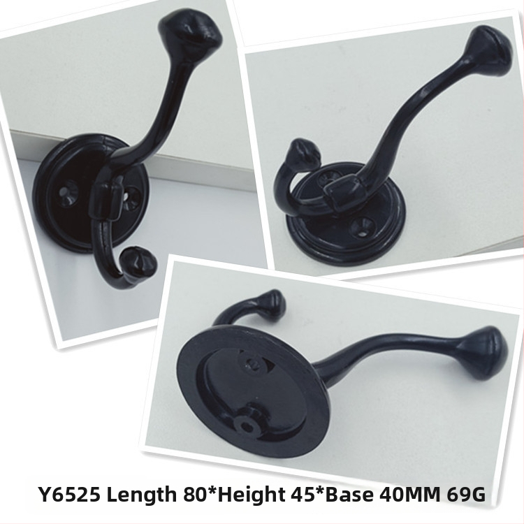 Vešiak na oblečenie zo zinkovej zliatiny – antický štýl, jedn horog a dvomi horogmi, klasická rukoväť, nábytkový dekoratívny kovový diel, elektrolytický povrch