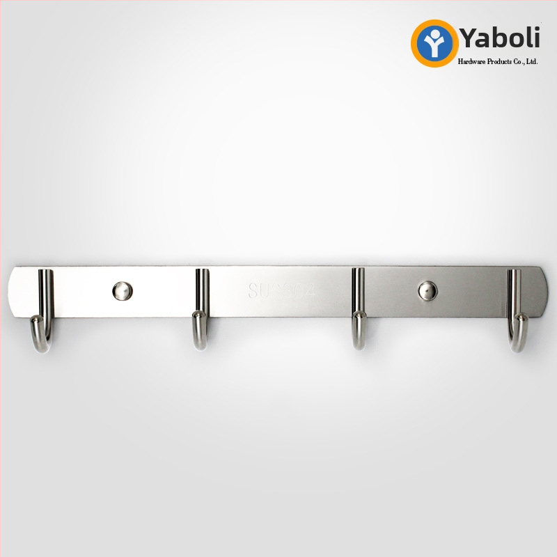 Nedržiavujúci oceľový háčik na oblečenie a uteráky – BXGPG-02, elektroplátovaný povrch, leštený povrch, ľahký luxusný štýl, spracovanie: leštenie a gravírovanie