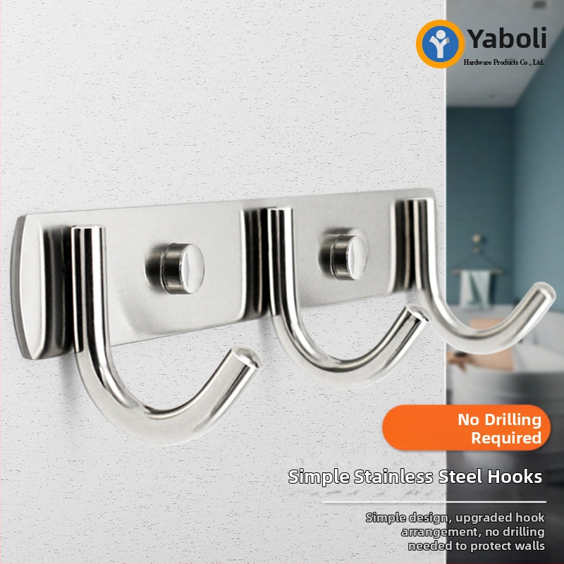 Nedržiavujúci oceľový háčik na oblečenie a uteráky – BXGPG-02, elektroplátovaný povrch, leštený povrch, ľahký luxusný štýl, spracovanie: leštenie a gravírovanie