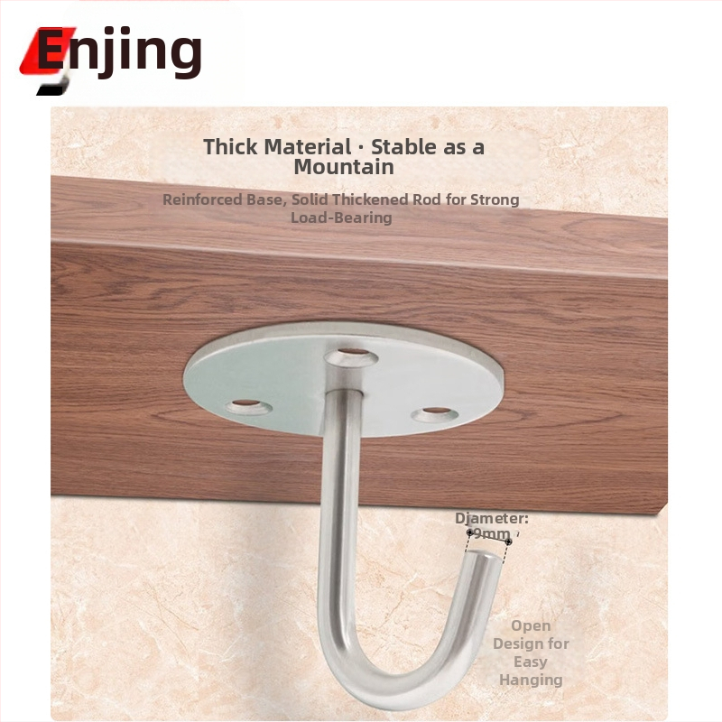 Malý háčik na stenu/ strop pre upevnenie svetla alebo ventilátora, model Small Hanging Hook 1 Piece, materiál 304 nerezová oceľ, štýl Modern Minimalist, číslo artiklu 392