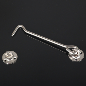 Rozsdamentes acél ablakkampó – csúszó fabablakokhoz, modell YH684; anyag: rozsdamentes acél; felület: polírozott; stílus: modern egyszerű