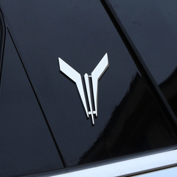 Αυτοκόλλητα αμαξώματος με μοτίβο καρτούν, 3D υλικό, εγκατάσταση με κόλλα, Μάρκα 1