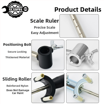 Ručný značkovač línie blatníka pre opravy karosérie z plechu — ručný nástroj pre paralelné čiary