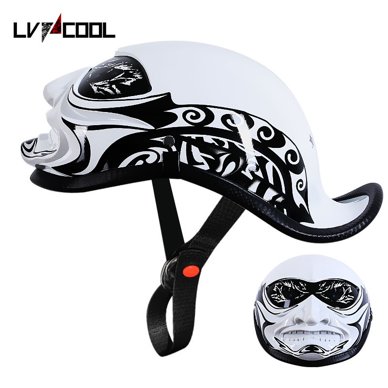 LVCOOL Polušlem kaciga – ABS materijal, Ljeto, Za motocikle