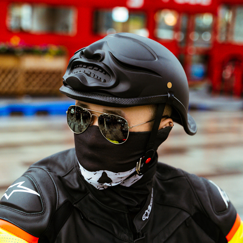 LVCOOL Polušlem kaciga – ABS materijal, Ljeto, Za motocikle