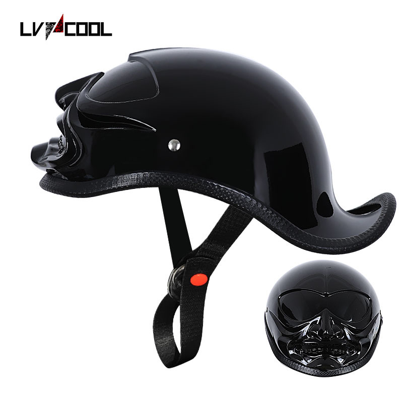 LVCOOL Polušlem kaciga – ABS materijal, Ljeto, Za motocikle