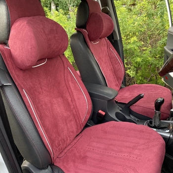 Acoperire pentru scaunul mașinii și pernuță – velur, brand Golden Leopard Wolf, fără umplutură, acceptă loturi mixte