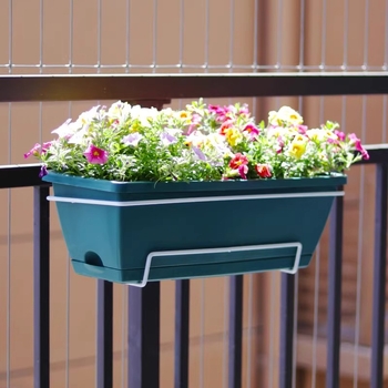 Επιτοίχιος βραχίωνας/βάση για γλάστρες μπαλκονιού — κατασκευή από ρητίνη, σκανδιναβικού στυλ; ανθεκτικό στη διάβρωση και ανθεκτικό