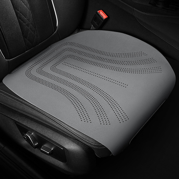 Auto jastuk za sjedalo za sve sezone, trodijelni set, nubuk/suede materijal, ultra-tanki ljetni rashladni jastučić za stražnje sjedalo