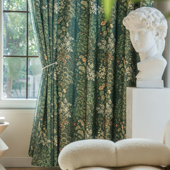 Shephon ispis zavjese, američki seoski stil, patchwork žuta tkanina, poluotamnjivanje (40-70%), dnevni boravak, Bay Window
