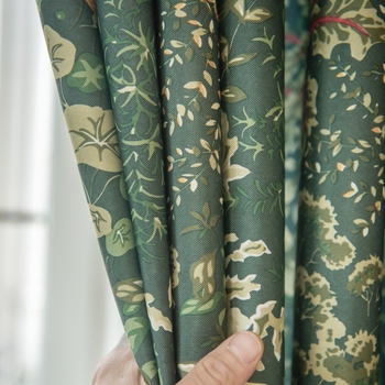 Shephon ispis zavjese, američki seoski stil, patchwork žuta tkanina, poluotamnjivanje (40-70%), dnevni boravak, Bay Window