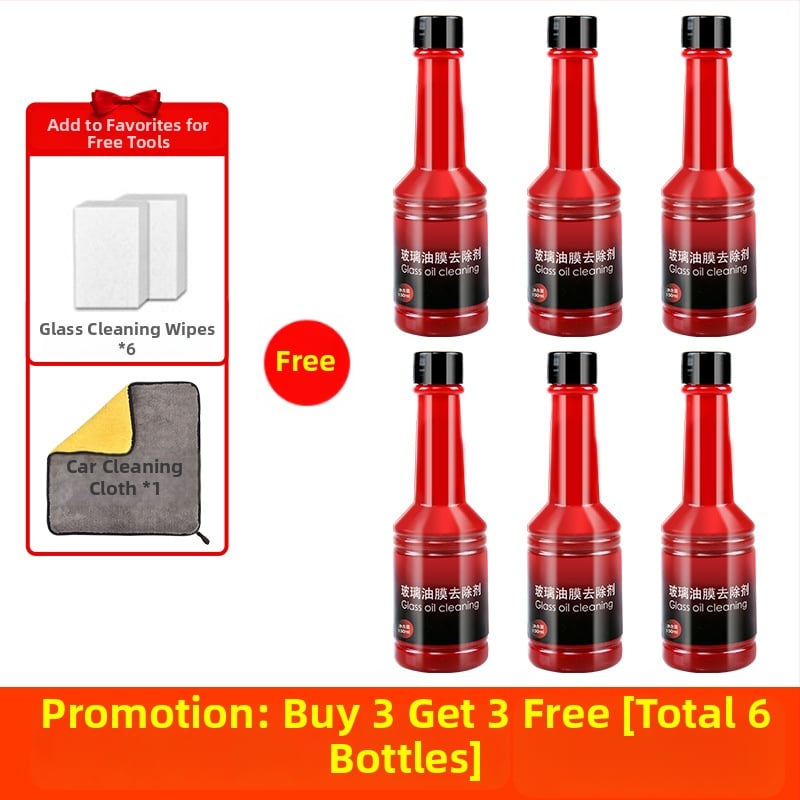 Προϊόν περιποίησης πλαστικών αυτοκινήτων για αφαίρεση φιλμ λαδιού από το μπροστινό παρμπρίζ και καθαρισμό των παραθύρων αυτοκινήτου; διάρκεια ζωής δύο ετών.