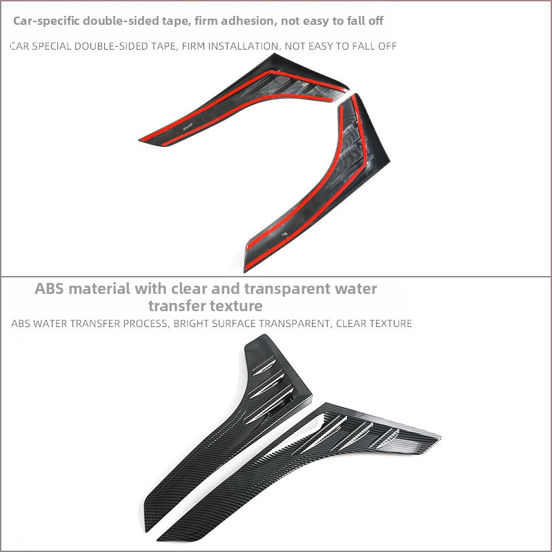 Kit exterior din ABS pentru Mitsubishi Xforce Outlander Sport 2025: spoiler spate și bandă decorativă în jurul farurilor