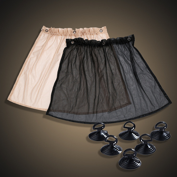 Διχτυωτό πανί σκίασης πλευρικού παραθύρου αυτοκινήτου με βεντούζες, ημιδιαφανές, κατάλληλο για αυτοκίνητα και μεγάλα φορτηγά