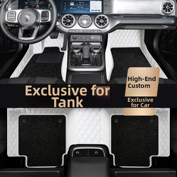 Kožne podne prostirke za automobil s punim pokrivanjem Tank 300/400/700/500 – svileni kružni jastučići za stopala, prilagodljive