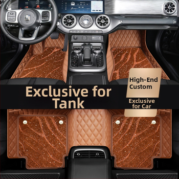 Kožne podne prostirke za automobil s punim pokrivanjem Tank 300/400/700/500 – svileni kružni jastučići za stopala, prilagodljive