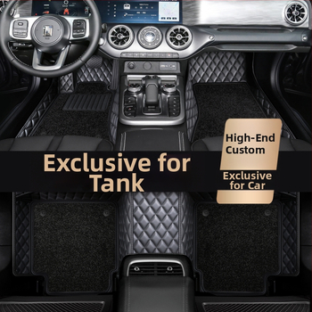 Kožne podne prostirke za automobil s punim pokrivanjem Tank 300/400/700/500 – svileni kružni jastučići za stopala, prilagodljive