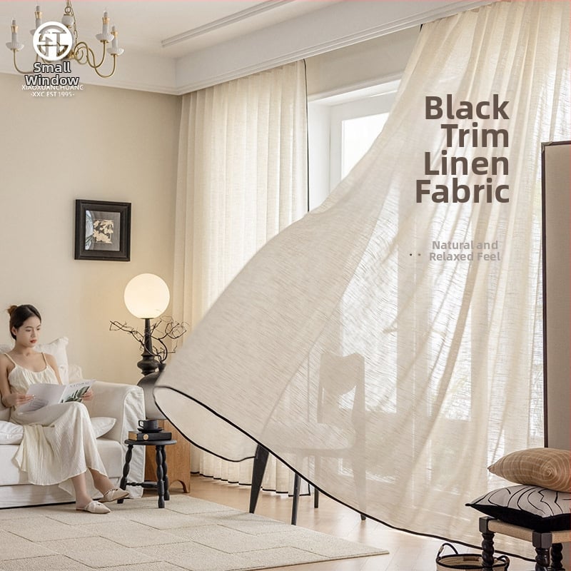 Polyesterový záves v japonskom štýle, priehľadný, dekoratívny do obývačky, študovne, reštaurácie a vstupnej haly