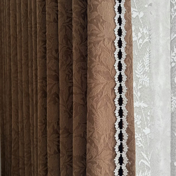 Draperii verticale Morris Floral Chenille Jacquard, întunecare înaltă 70–90%, personalizabile